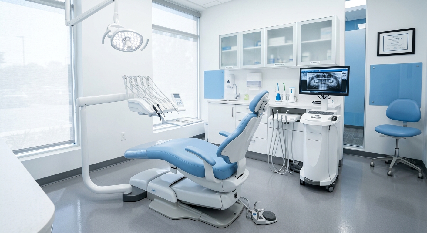 Modern UK dental clinic treatment room